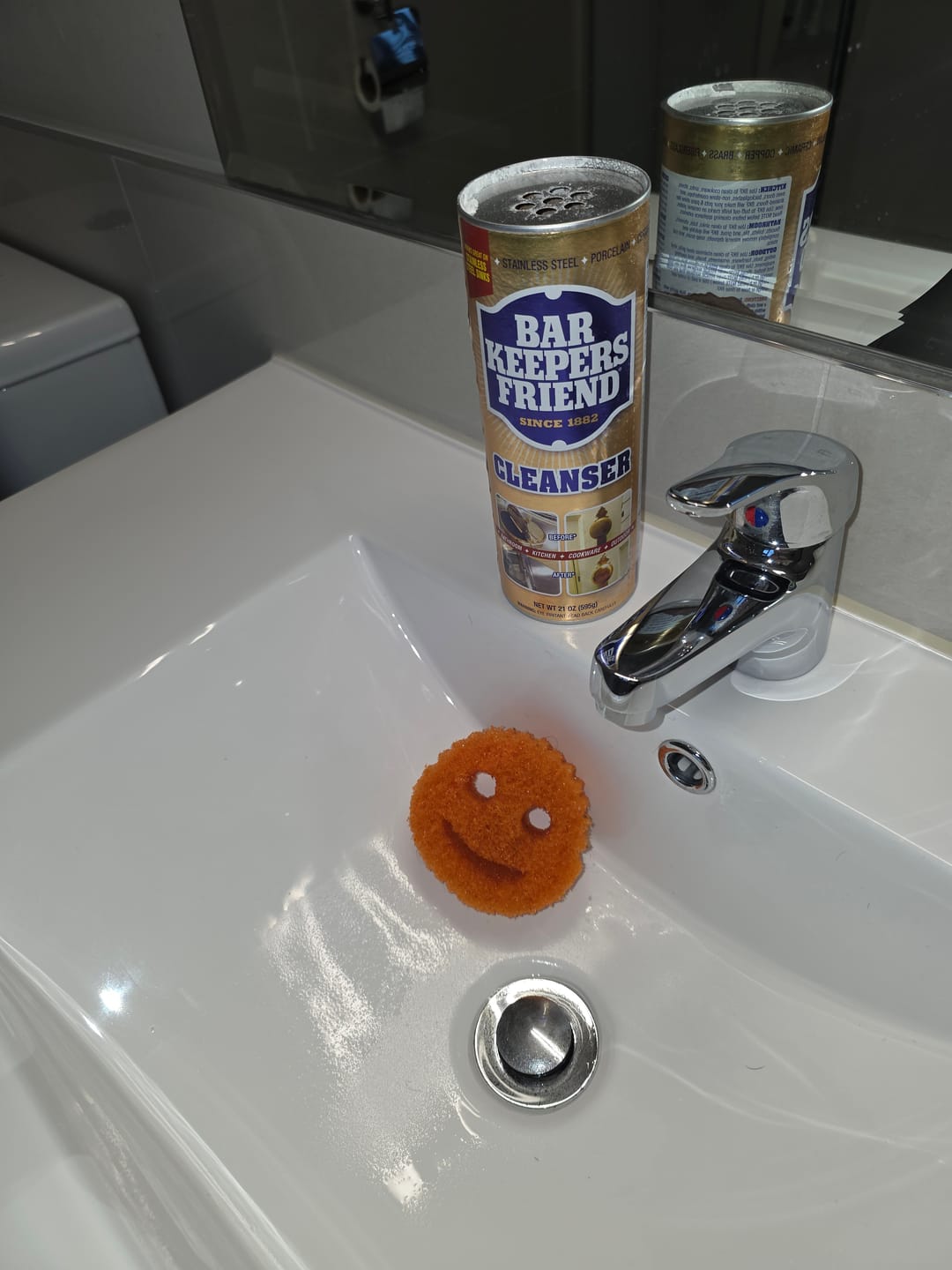 Customer photo review of Bar Keepers Friend Cleanser (Large) 595g 💥 ON SALE NOW