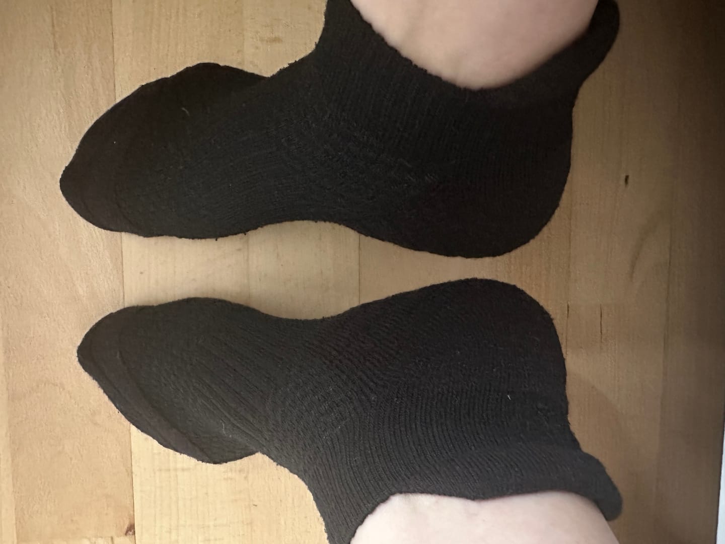 Customer photo review of Ankelstrømper i bambus med kompression