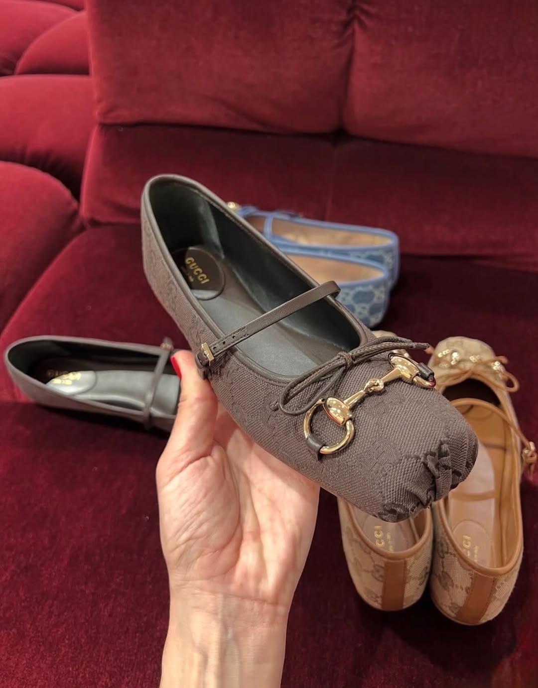 Customer photo review of Gucci 2026 Horsebit Ballet Flat 645712