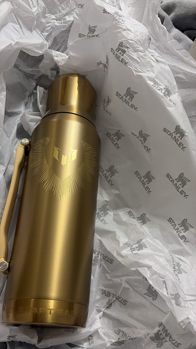 Customer photo review of Nuevo Mate System Messi Legacy 1,2 Lt | The Messi x Stanley 1913