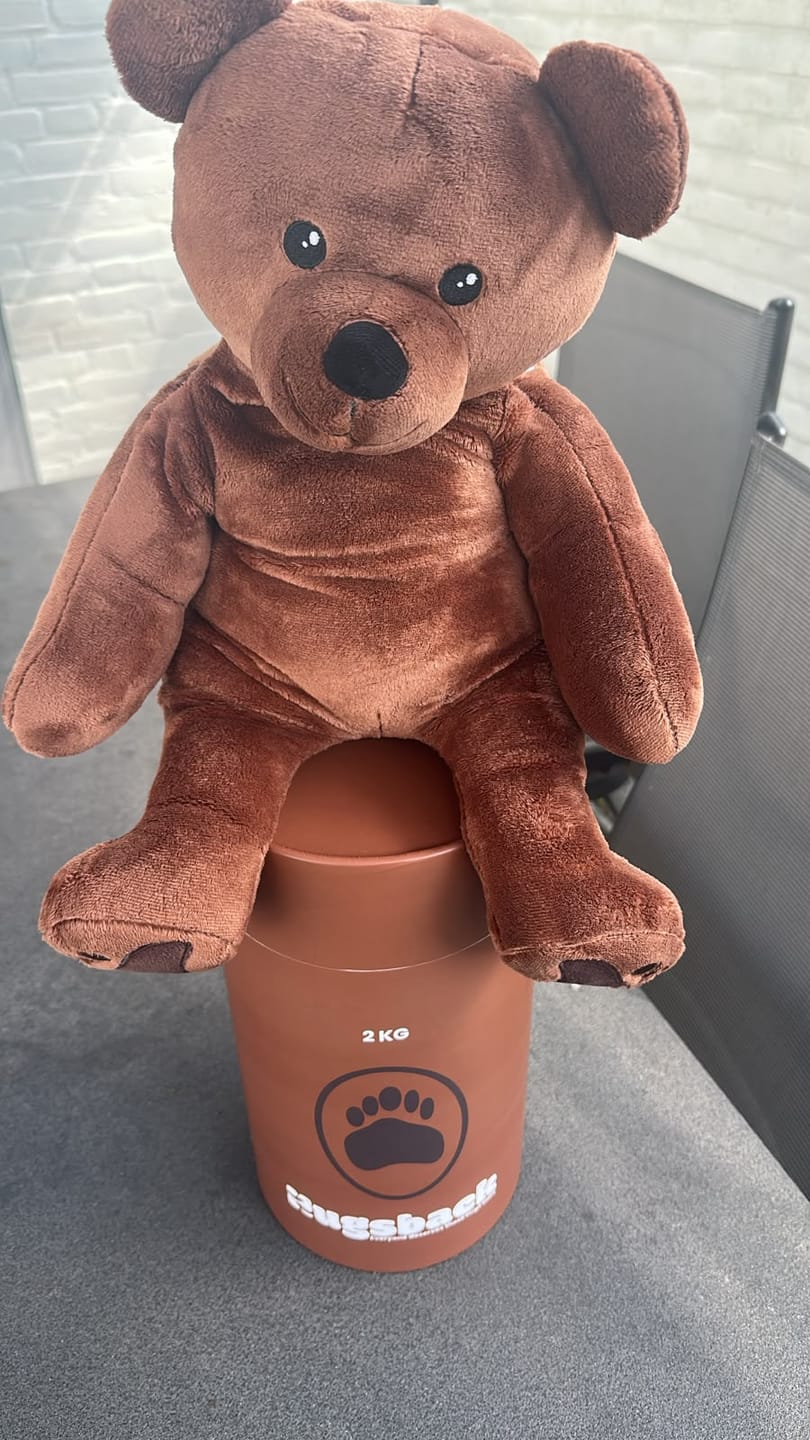 Customer photo review of Beer Verzwaringsknuffel 2kg