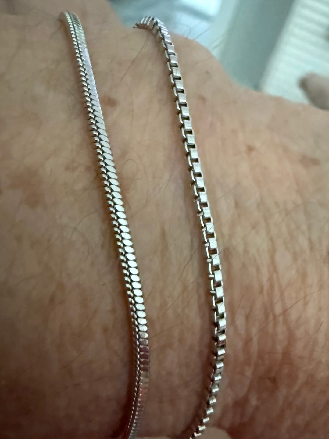 Customer photo review of Minimal Bracelet Stack