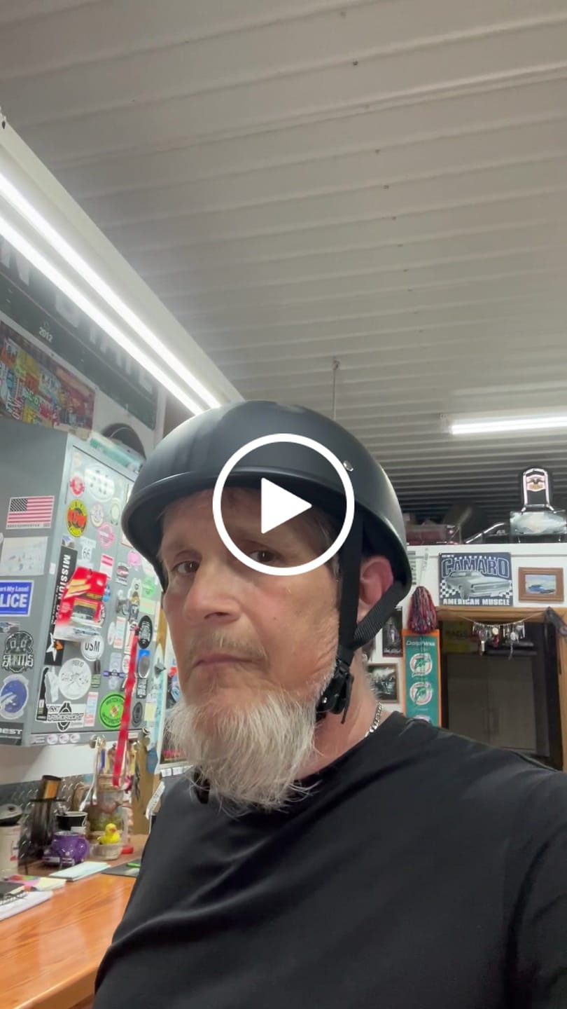 Customer video review of Lightweight SOA Style DOT Beanie Helmet / Skull