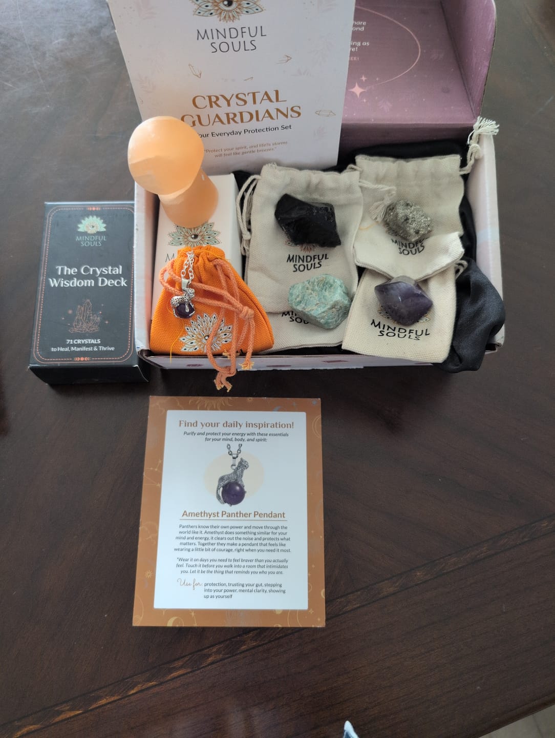 Customer photo review of Crystal Subscription Box