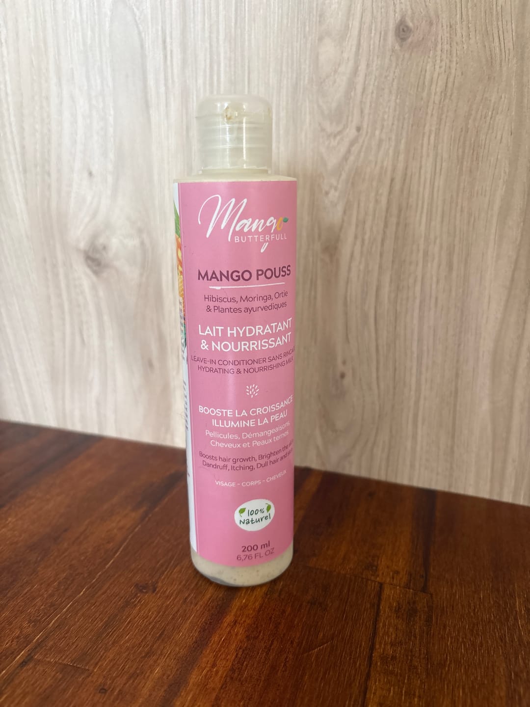 Customer photo review of Lait hydratant et nourrissant - POUSS