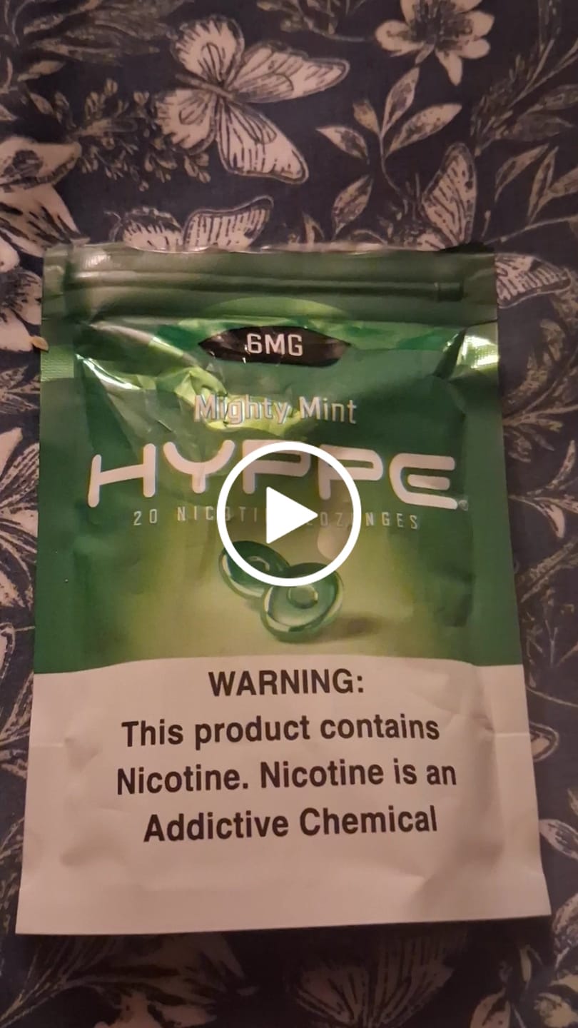 Customer video review of Nicotine Lozenges