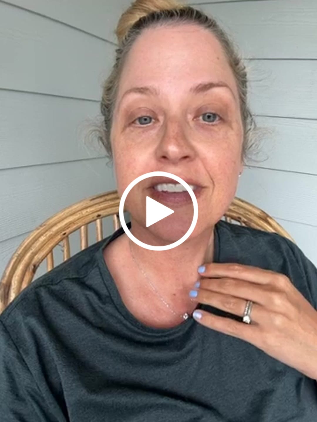 Customer video review of Cushion Cut Moissanite Necklace