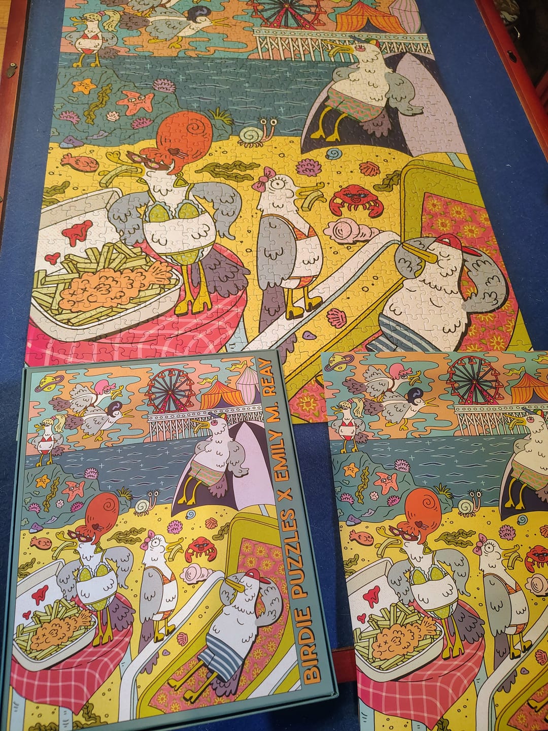 Customer photo review of Gull Trouble | 1000 Piece Puzzle