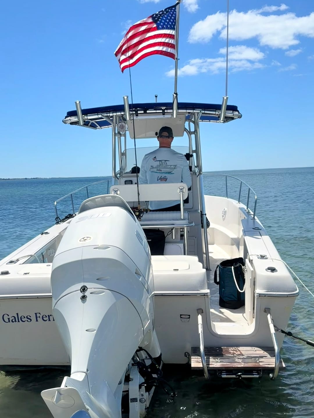 Customer photo review of Dri-Fit Custom Boat Shirts - Long Sleeve