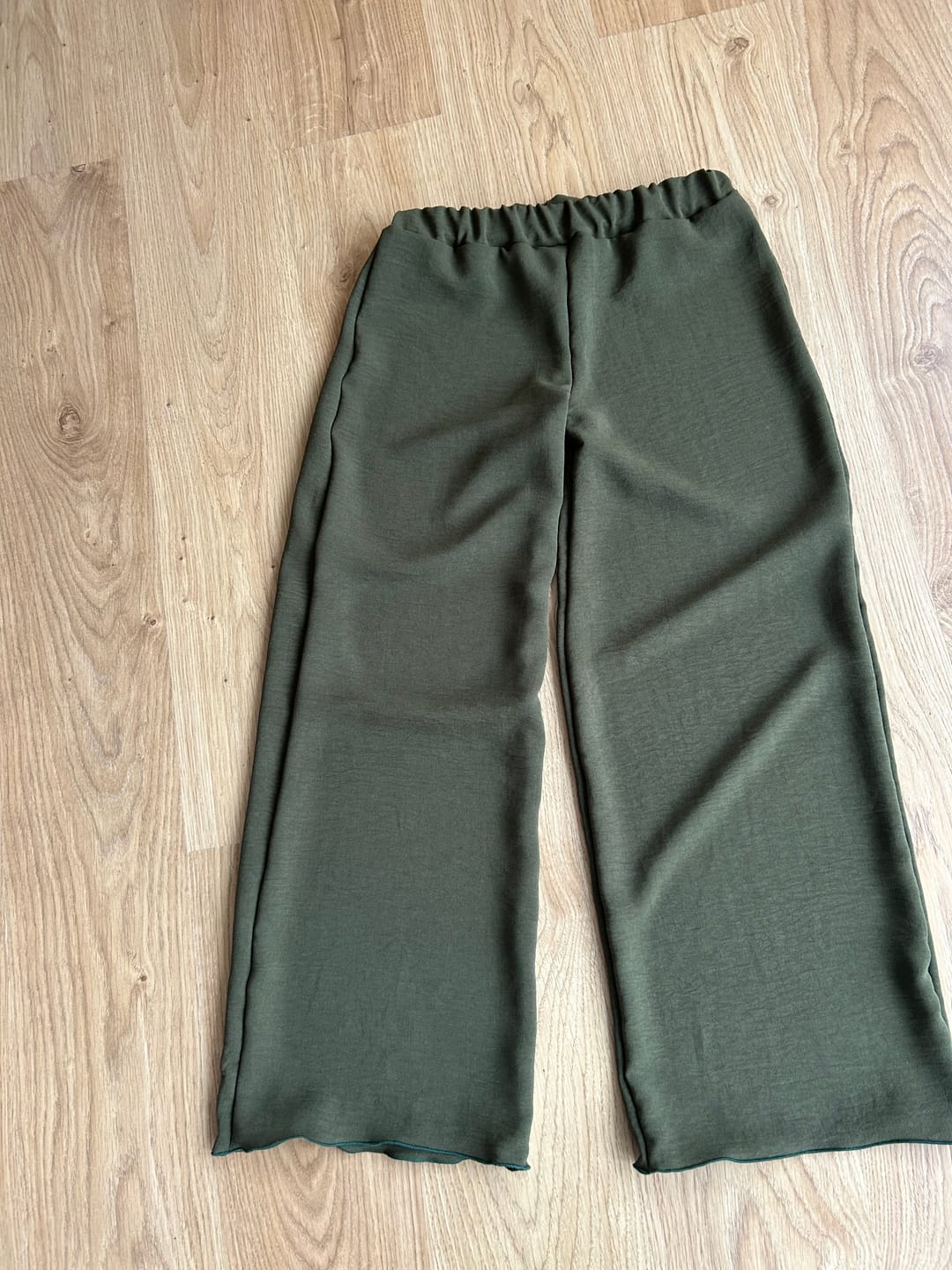 Customer photo review of Plain Italian Stretch Crepe Polyester Fabric
