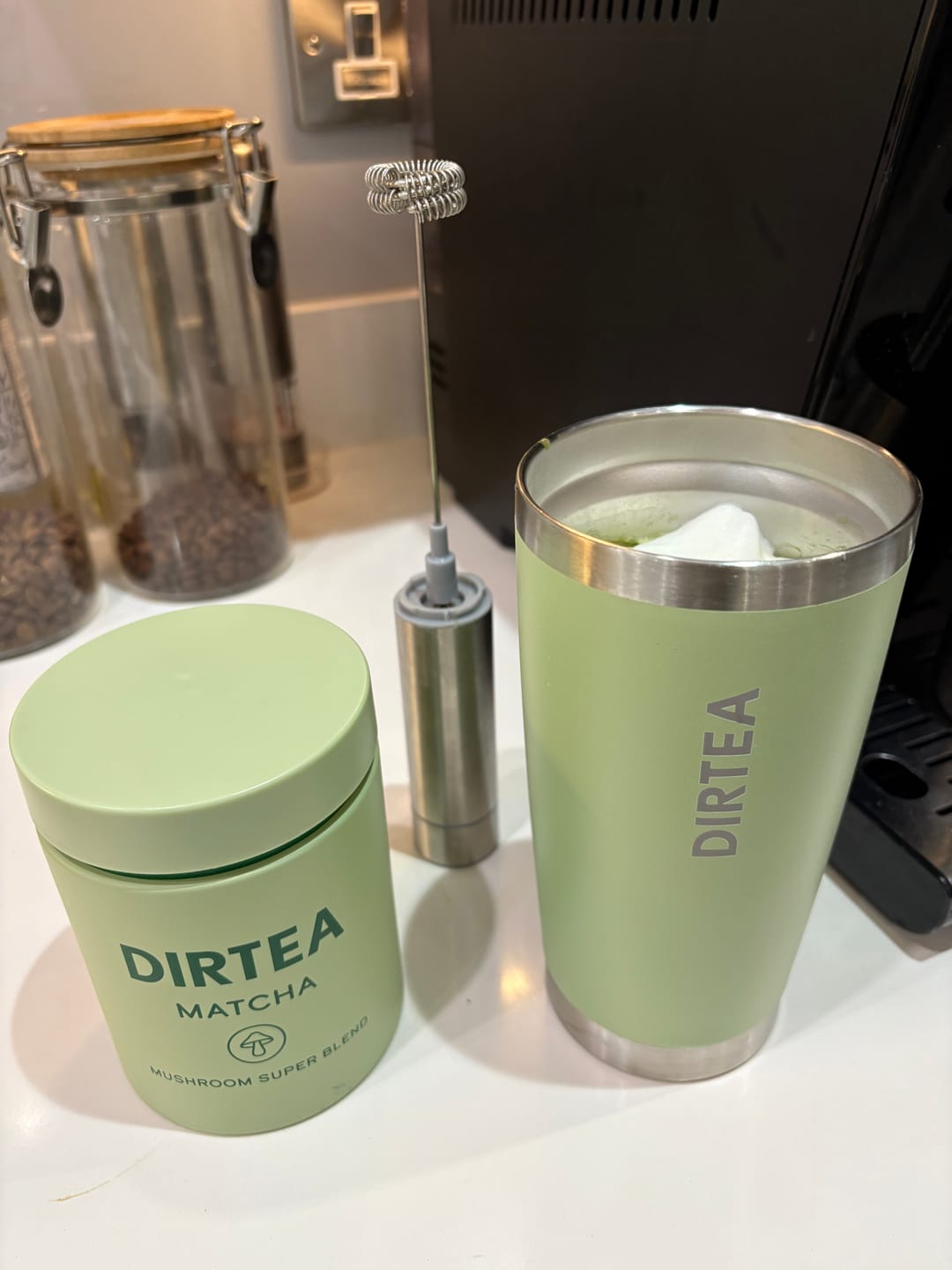 Customer photo review of DIRTEA Matcha