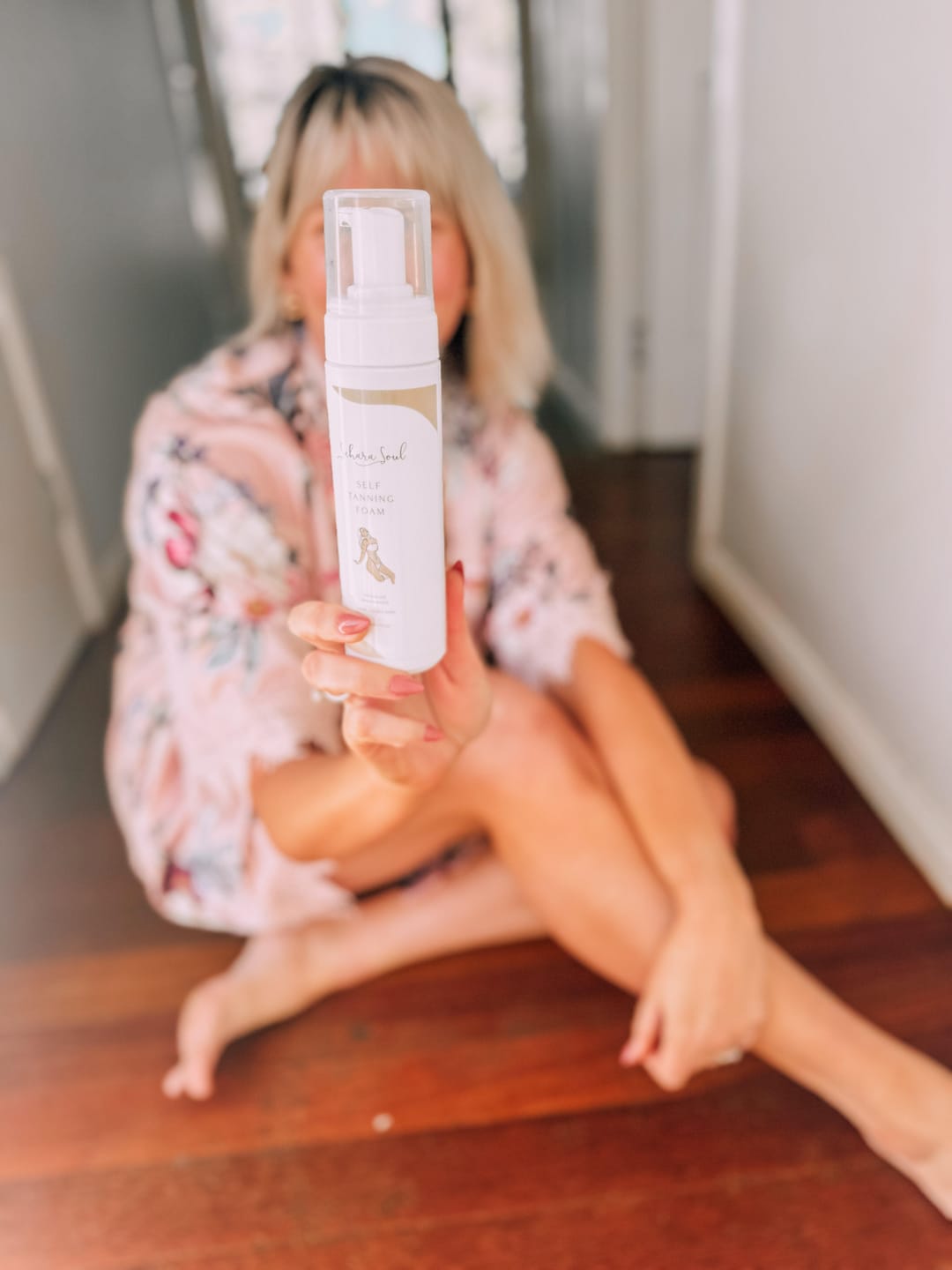 Customer photo review of Self Tanning Foam