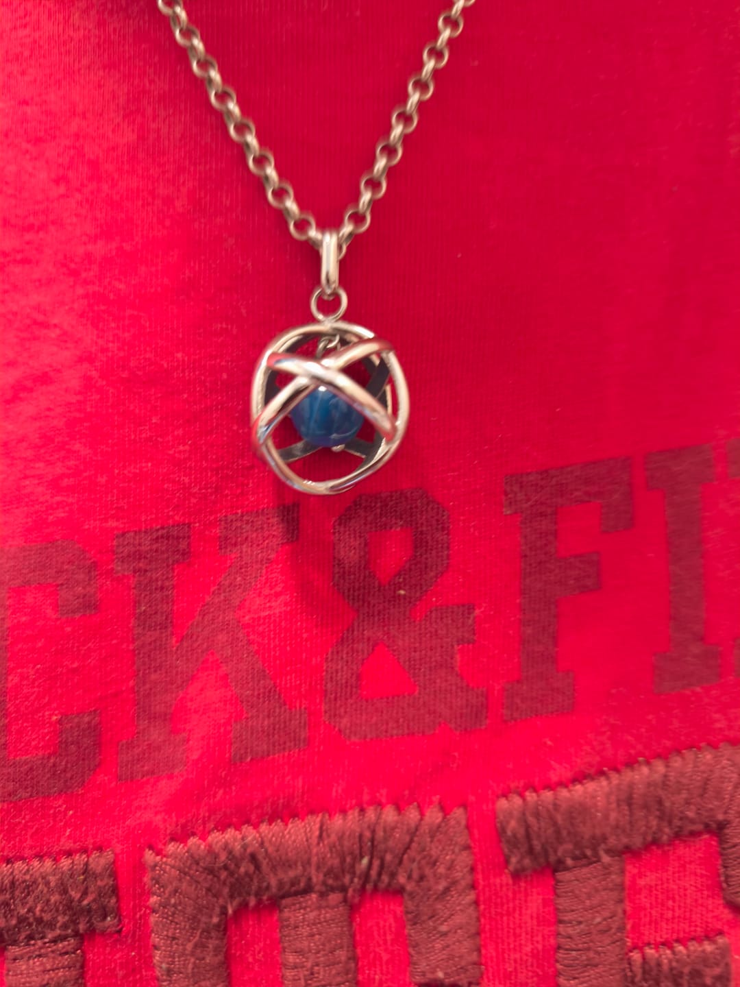 Customer photo review of Collana ciondolo Genesa Con Pietra Naturale