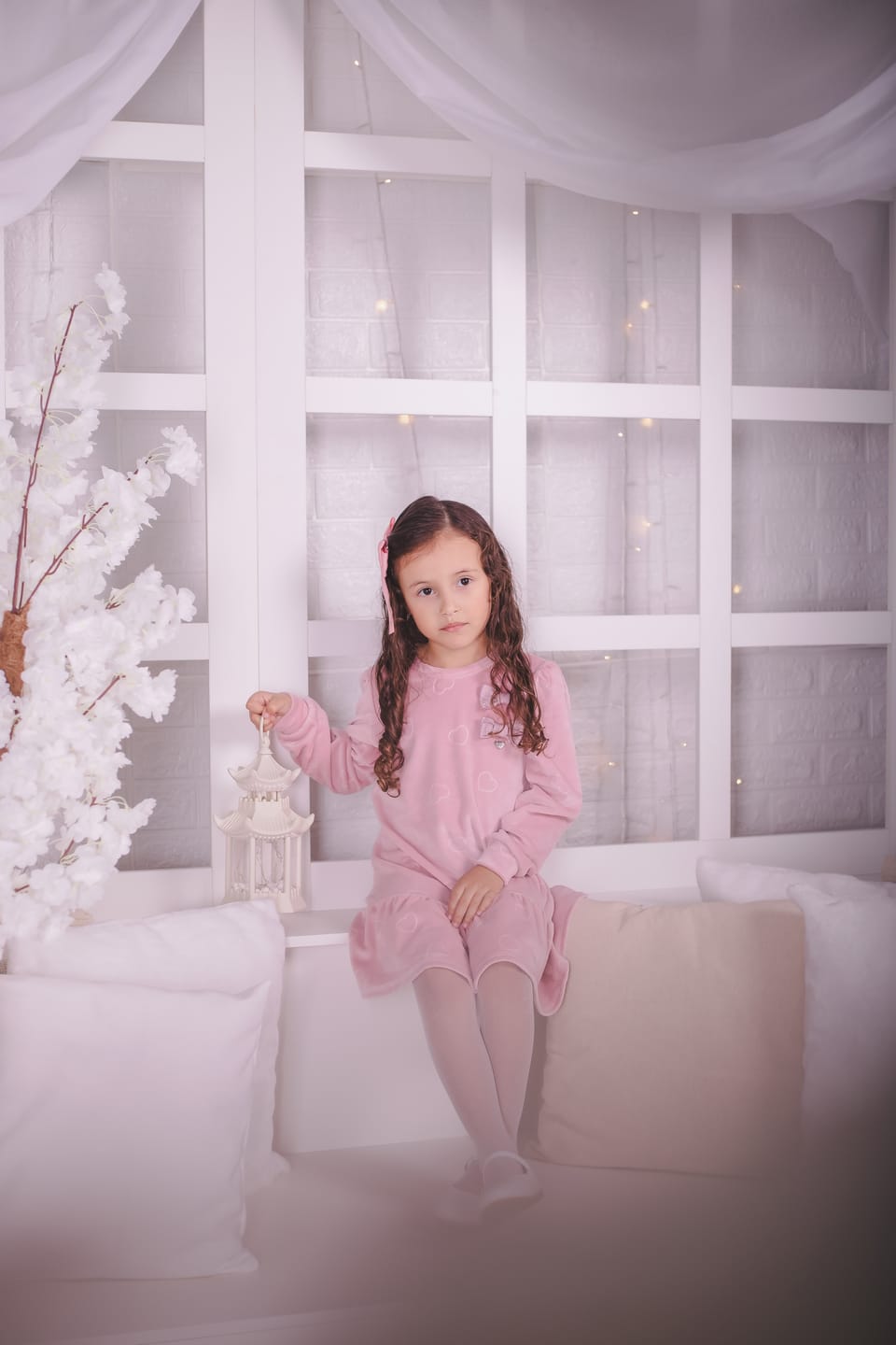 Customer photo review of Vestido em Veludo Lovely 92491 Kukiê Infantil Menina