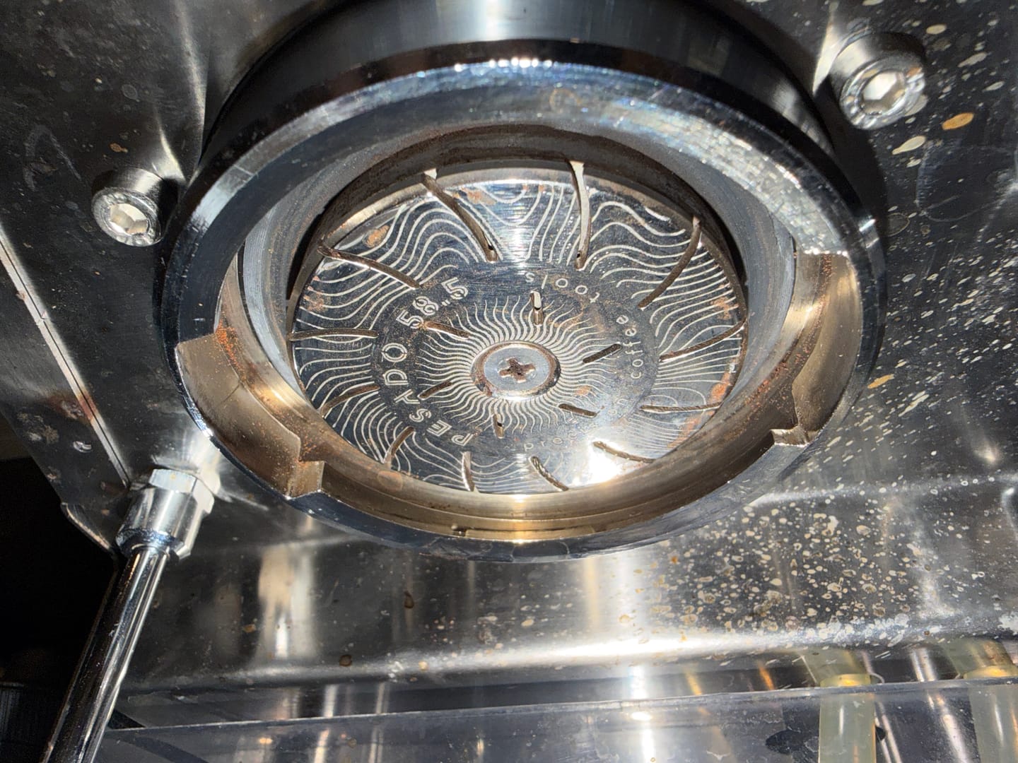 Customer photo review of High Diffusion Espresso Shower Screen - Gaggia