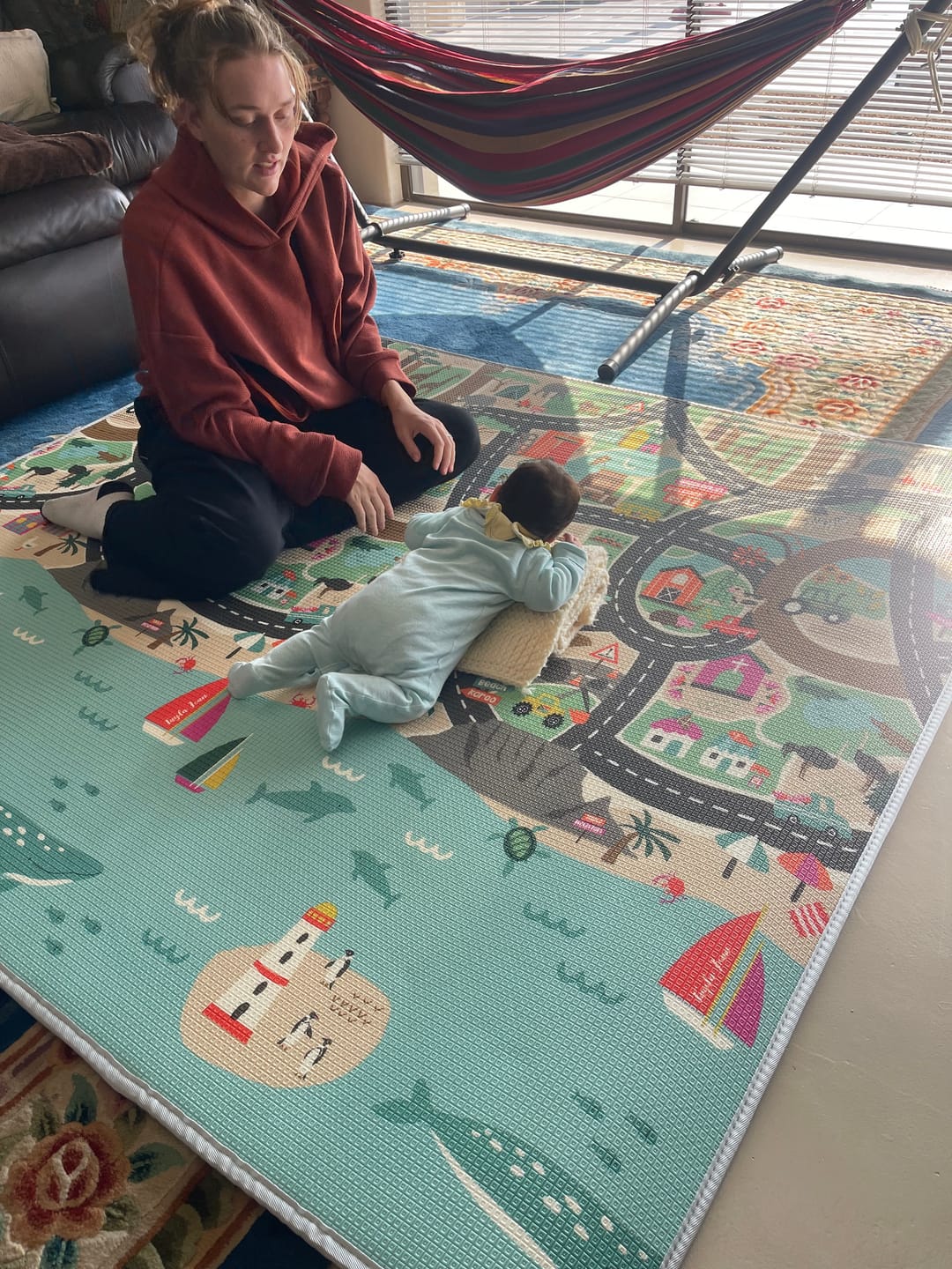 Customer photo review of Safari Numbers & South African Road Map Play Mat