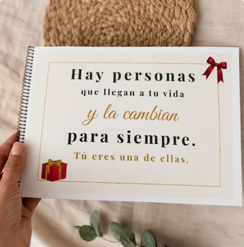 Customer photo review of Álbum de Cumpleaños Imprimible — Hijo/a