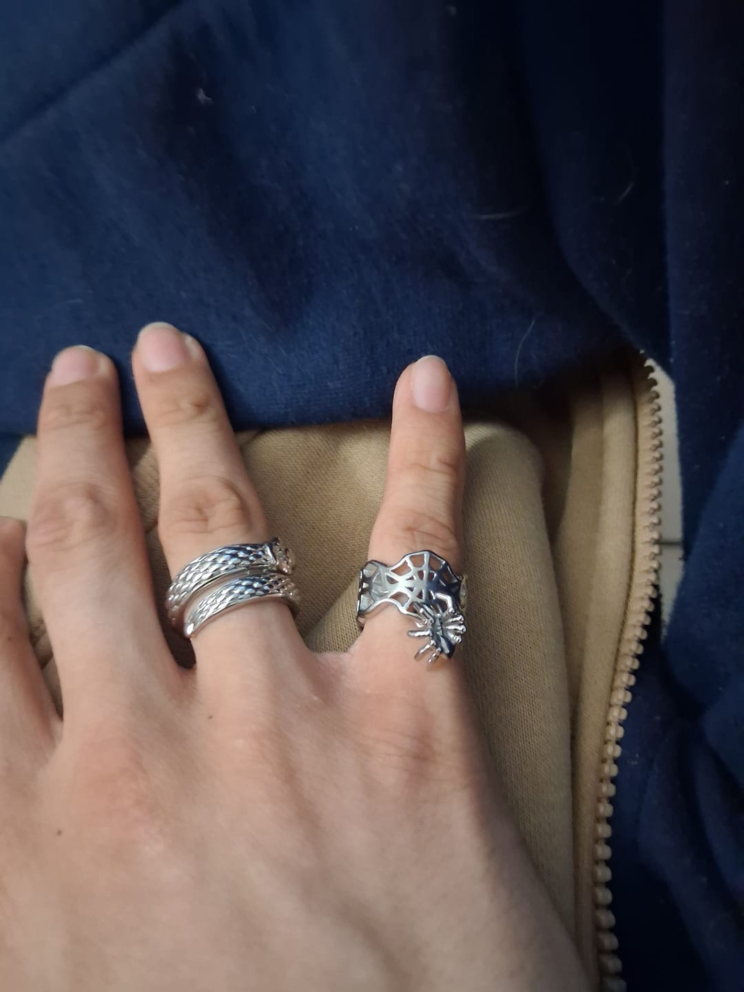 Customer photo review of SPIDER WEB RING