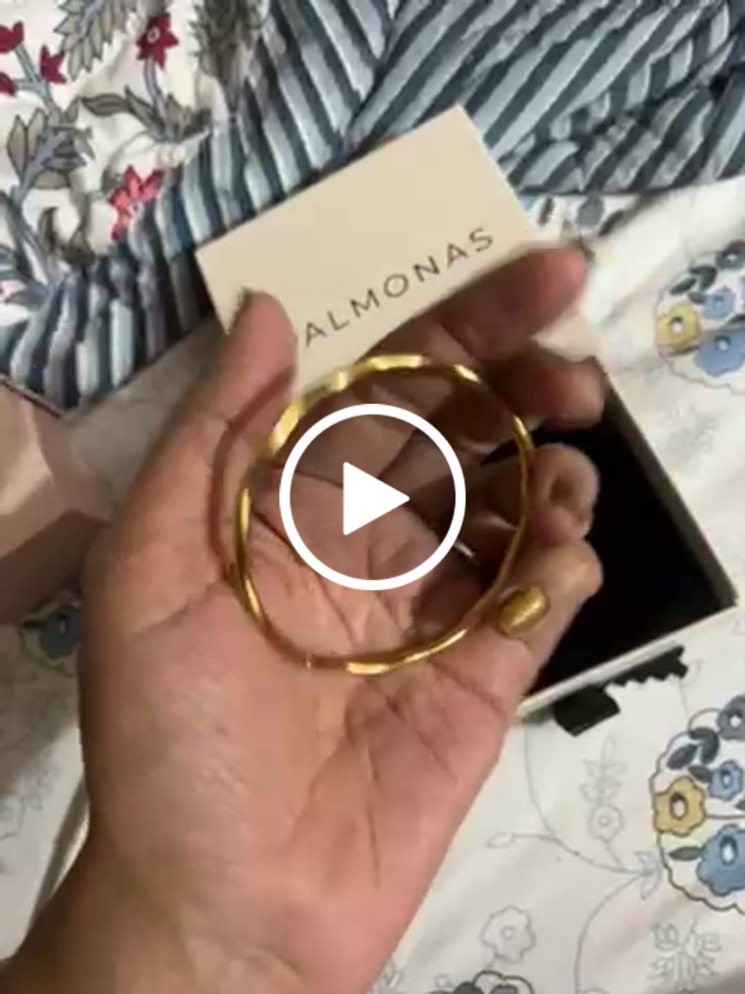 Customer video review of Wave Bracelet