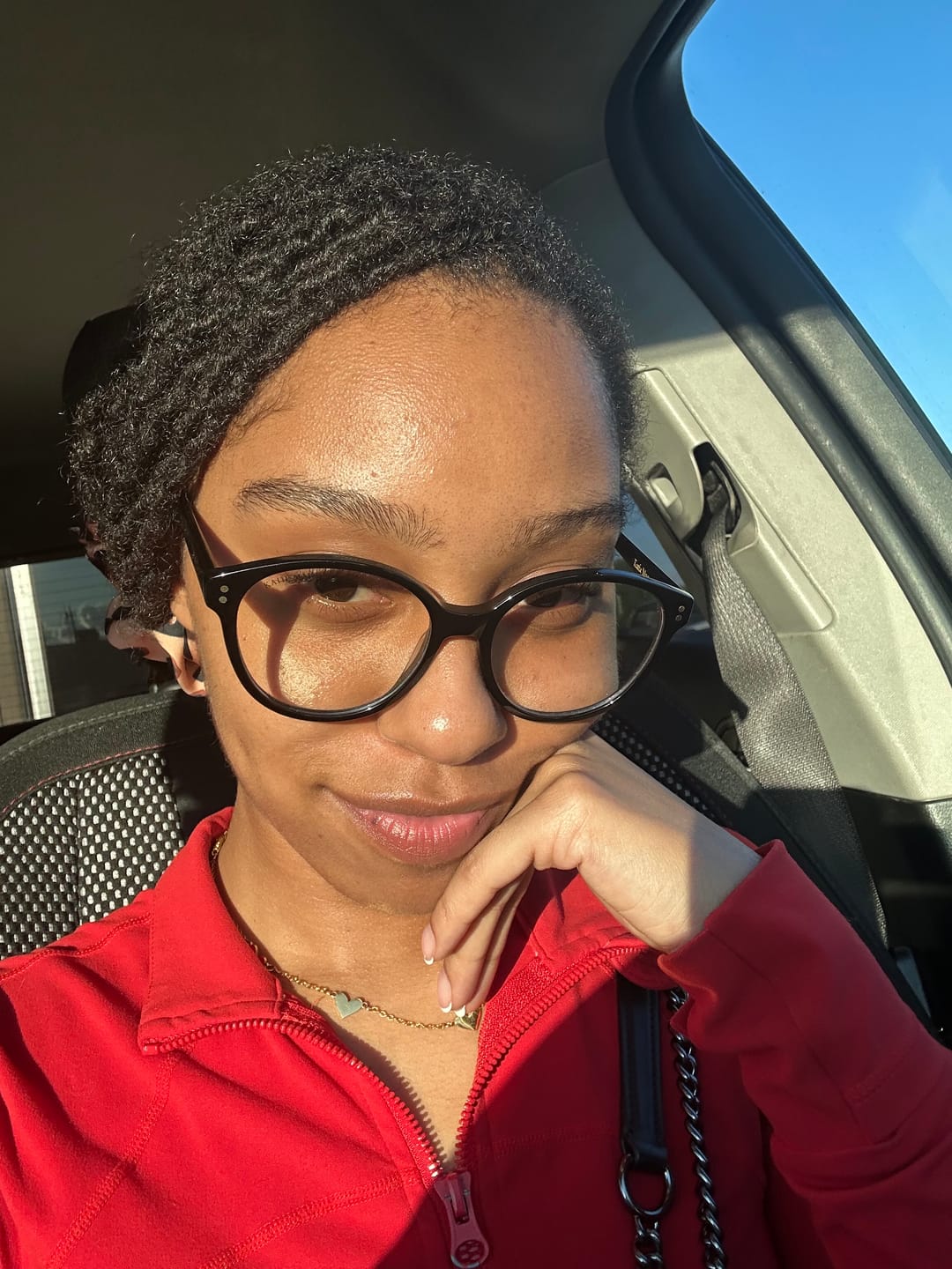 Customer photo review of The Hearts Necklace