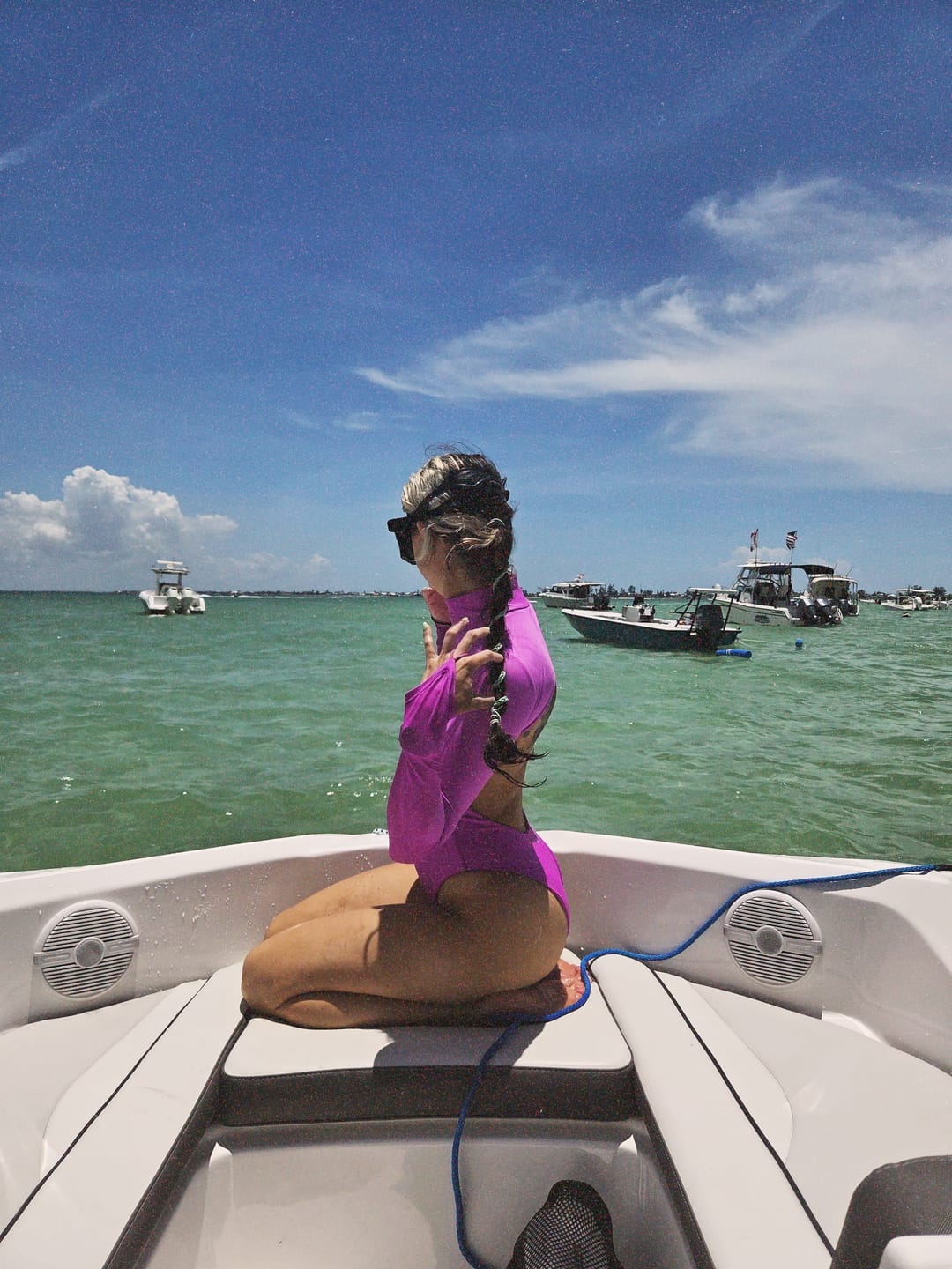 Customer photo review of Luna Long Sleeve Swimwear