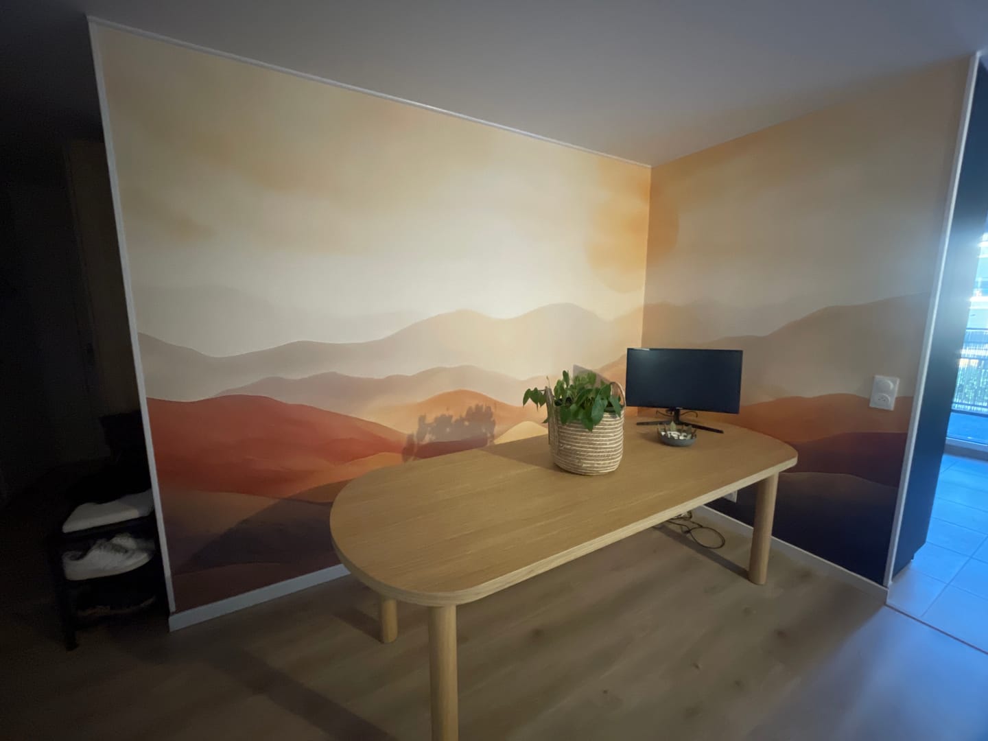 Customer photo review of Papier Peint Effet Nature
