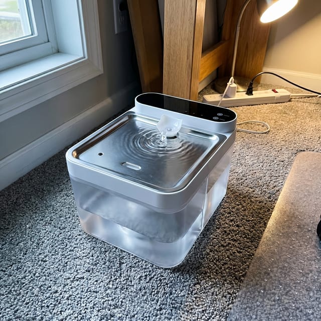 Customer photo review of Purestream AquaOne - Automatic Cat Fountain