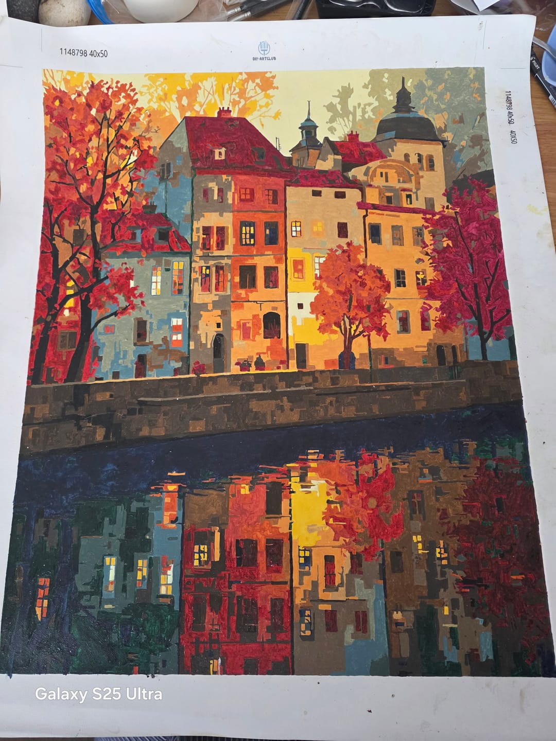Customer photo review of Prague | Paint by Number