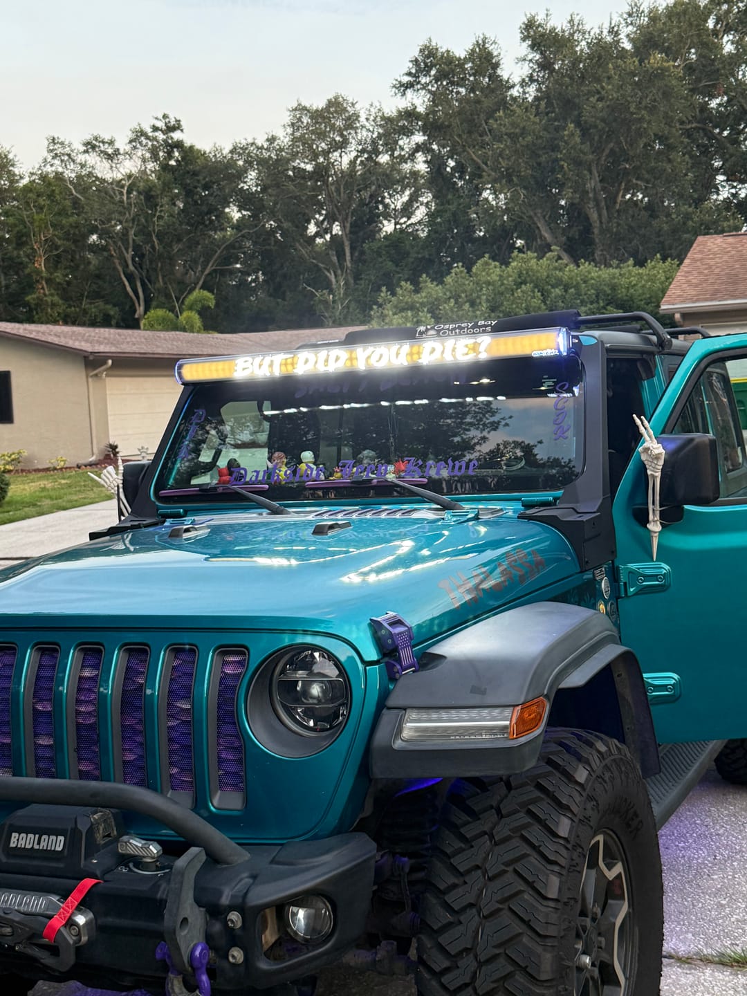 Customer photo review of Light Bar Cover | Dual Row 52"