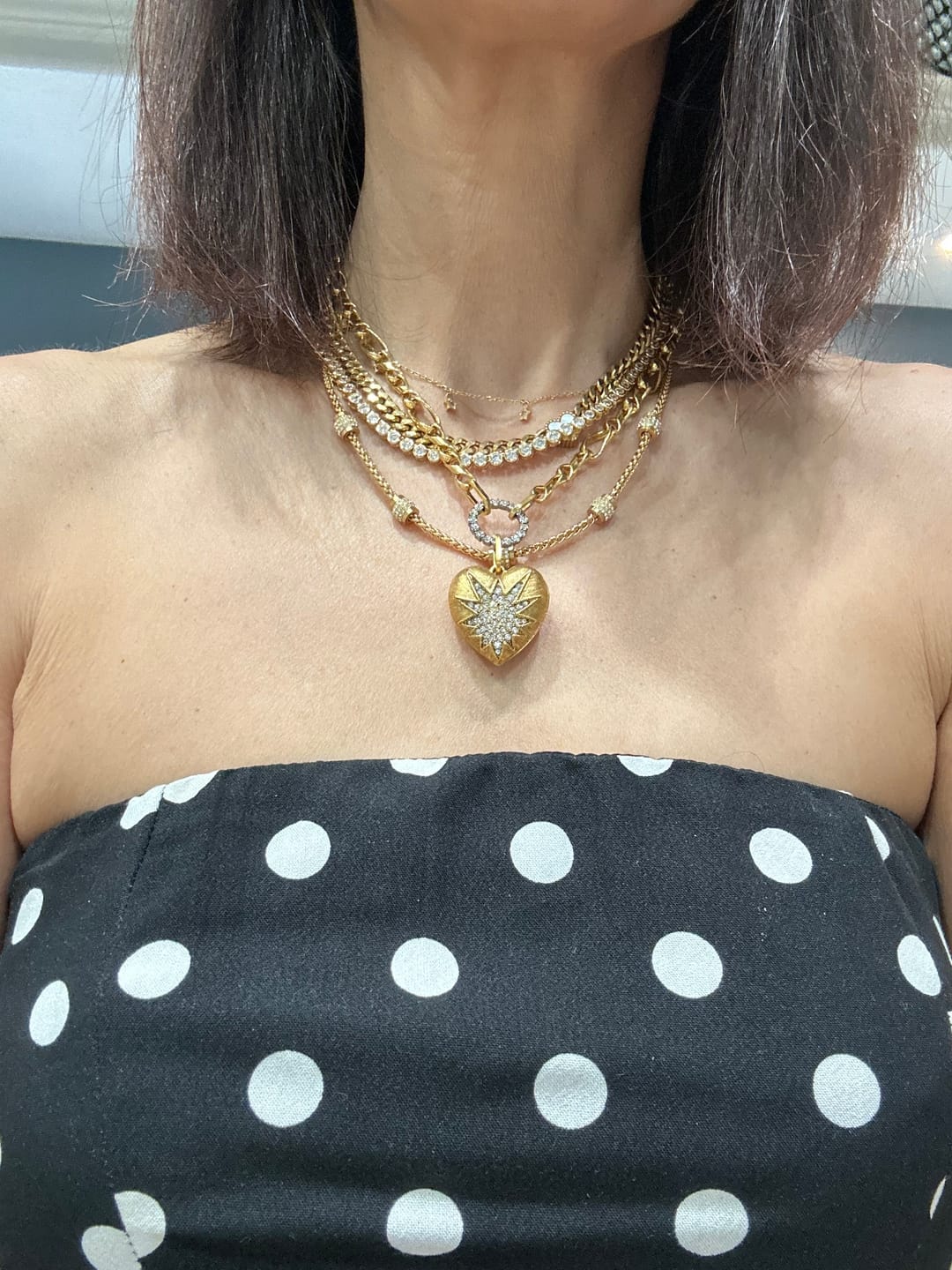 Customer photo review of Heart of Tefiti Necklace