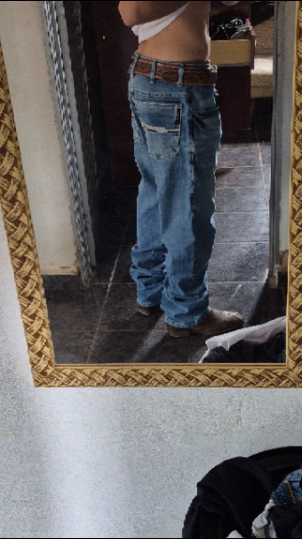 Customer photo review of Calça Country Masculina Ariat M5
