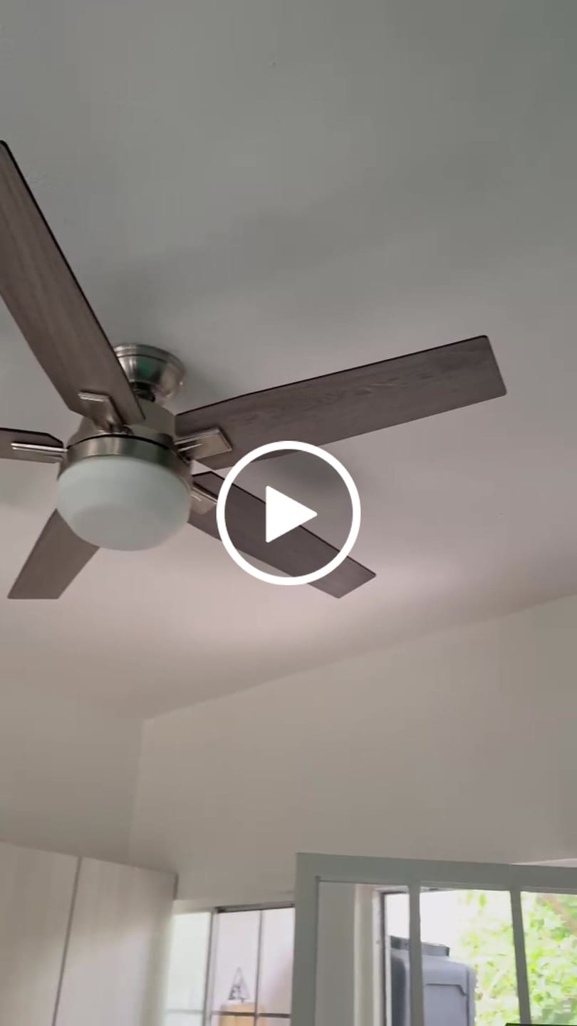 Customer video review of Ventilador de Techo Apex II con Luz LED 52 pulgadas