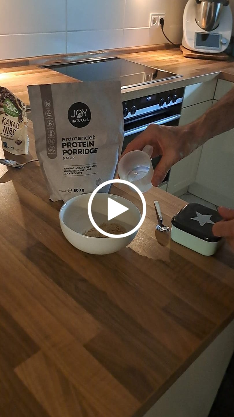 Customer video review of Probierpaket Bio Erdmandel Porridge