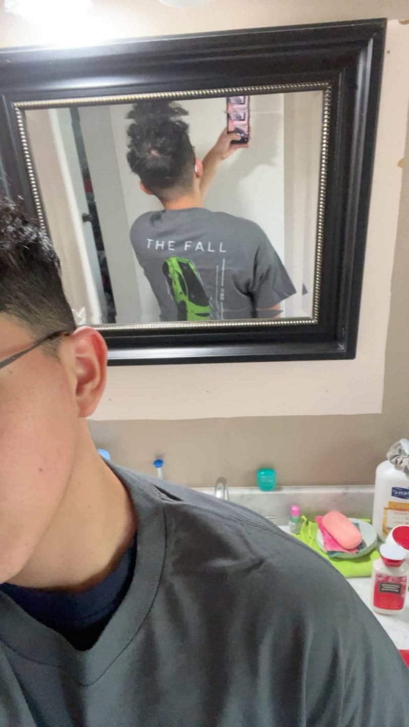 Customer photo review of THE FALL TEE