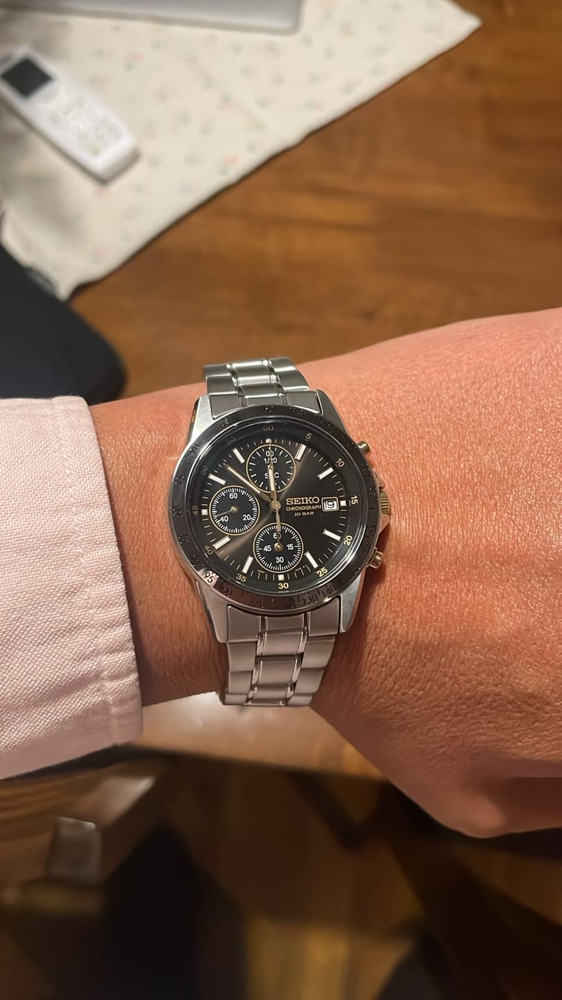 Customer photo review of Reloj Seiko SBTQ043 Chronograph Quartz 38,5mm JDM