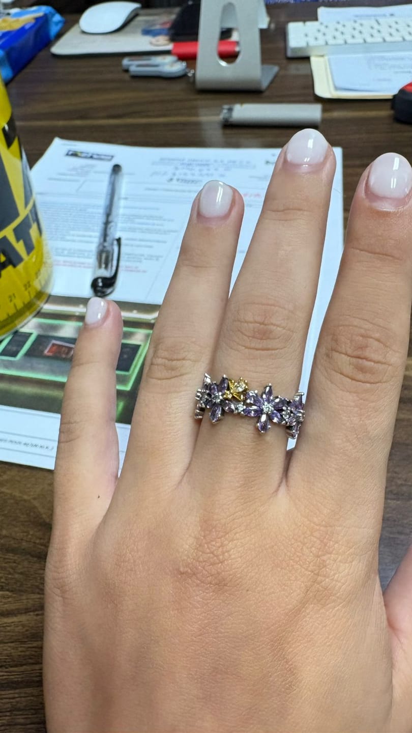 Customer photo review of ANILLO PANDORA BRIDGERTON HERBARIO Y ABEJA PLATA .925