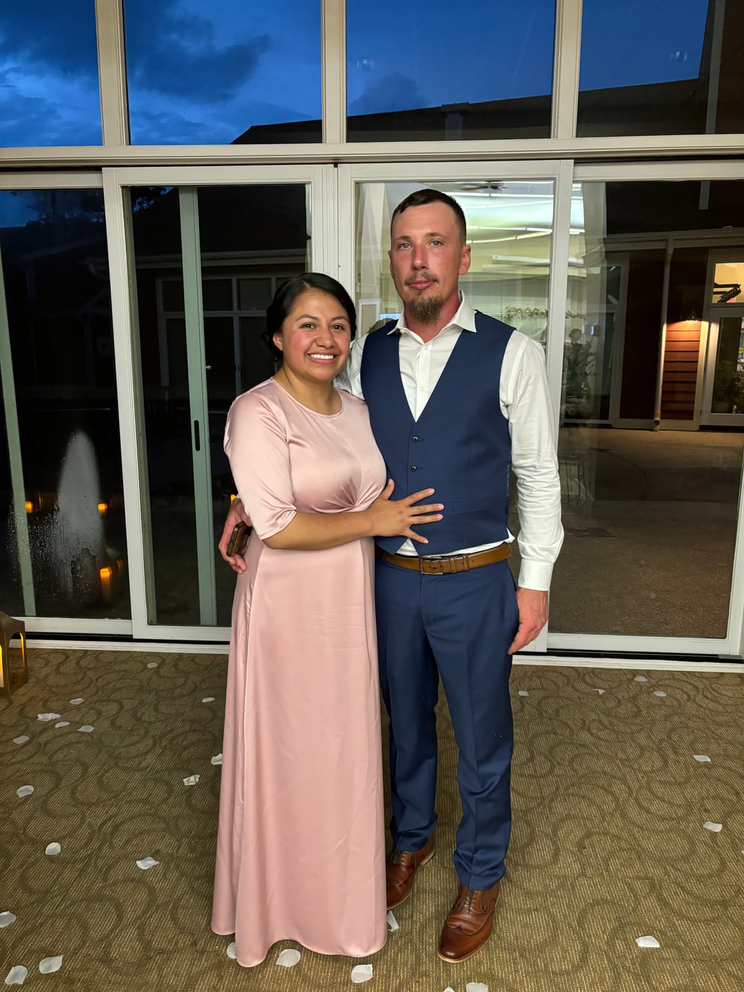 Customer photo review of Aphrodite Maxi Dress - Rose