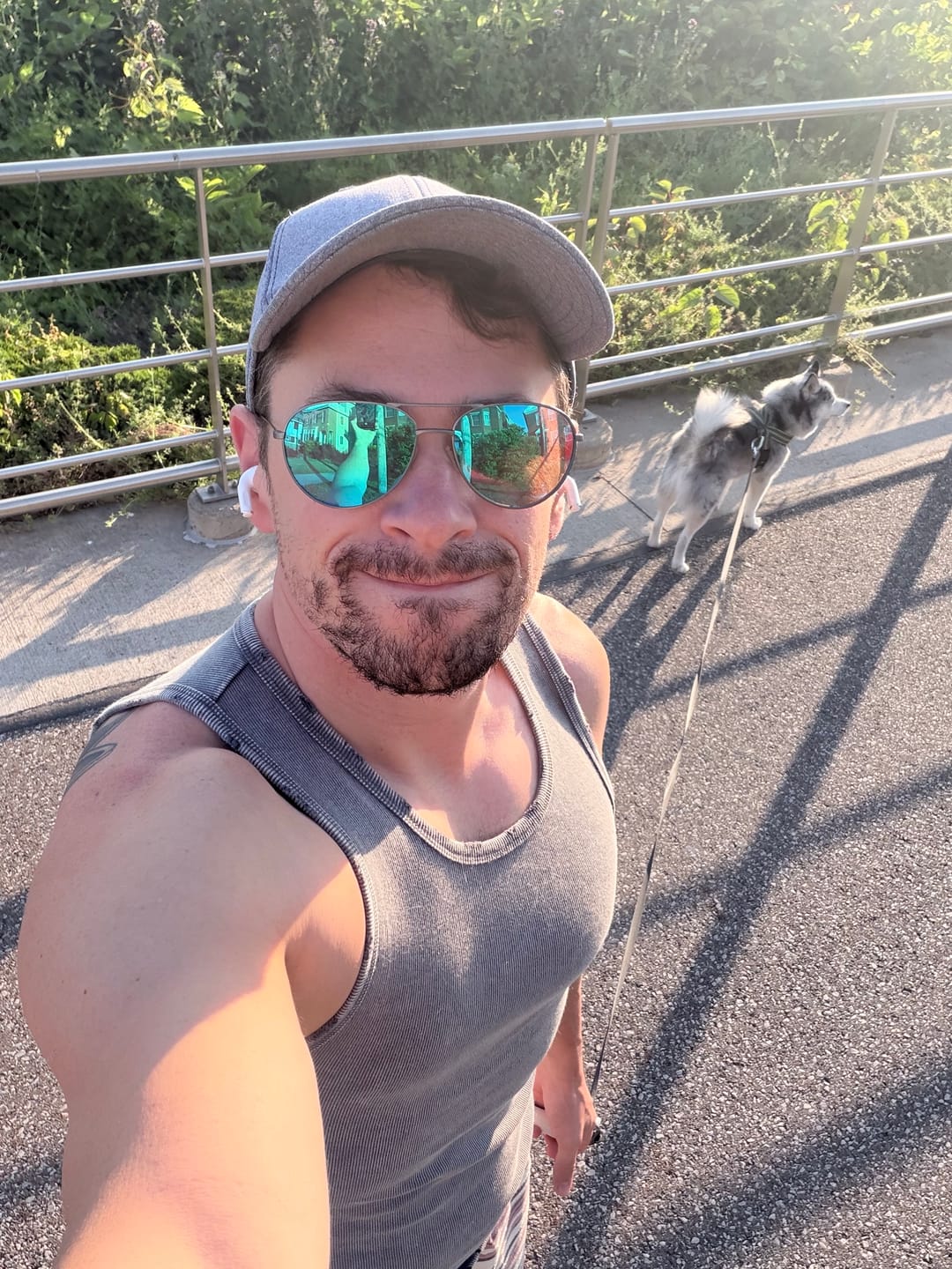 Customer photo review of Premium Ultra-Soft Cotton Distressed Fitted Tank 2 Pack