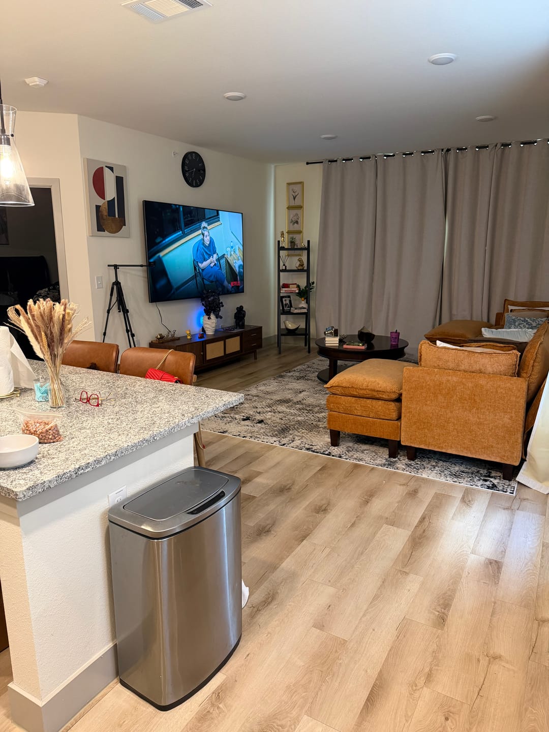 Customer photo review of 47” Small Loveseat Sofa (5 Colors)