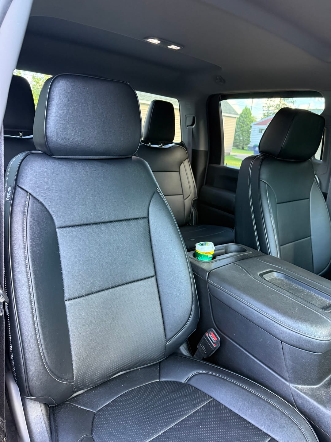 Customer photo review of 2019+ Chevrolet Silverado Premium Custom Leather Seat Covers