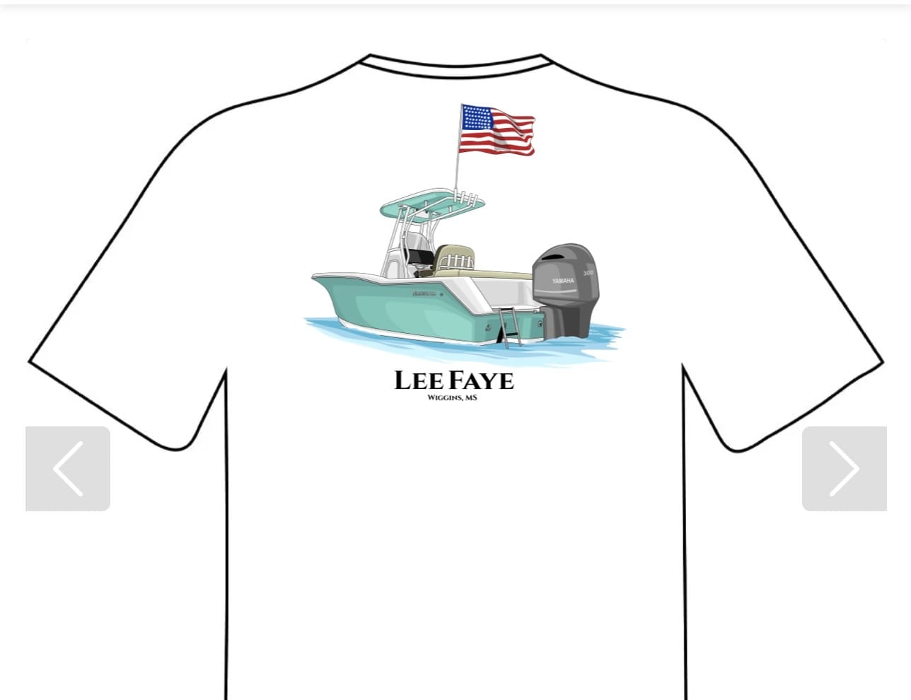 Customer photo review of Dri-Fit Custom Boat Shirts - Short Sleeve