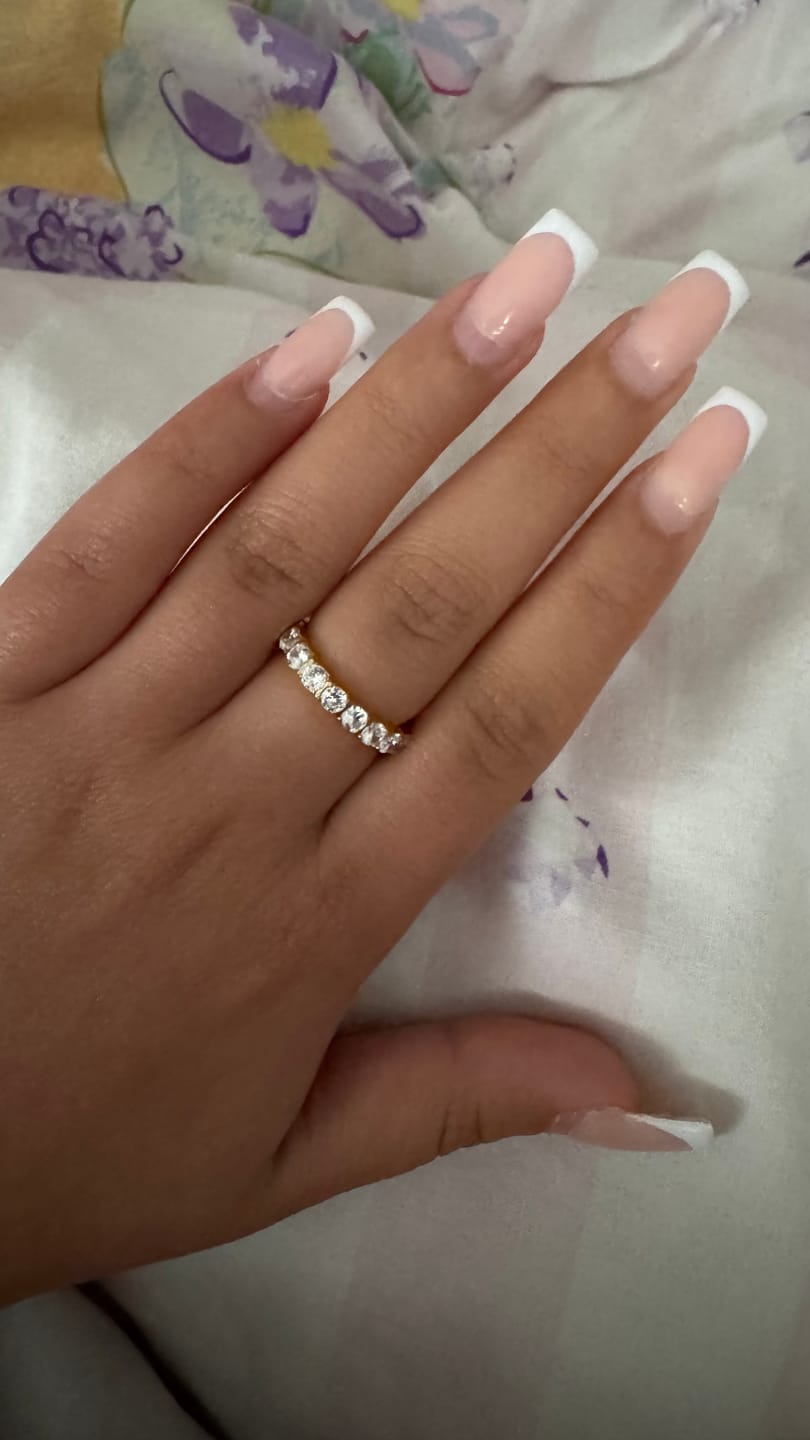 Customer photo review of Estella Ring | 18K vergoldet