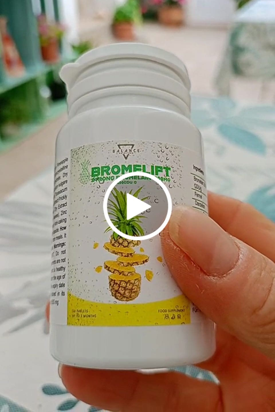 Customer video review of Bromelift Bromelina Forte Drenante