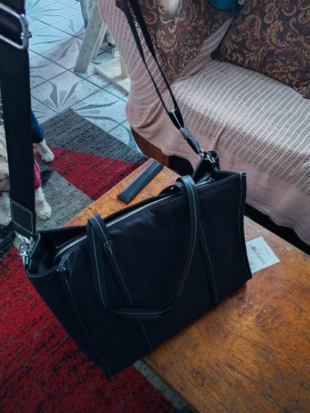 Customer photo review of Bolso Nylon Notebook Office Iconicas