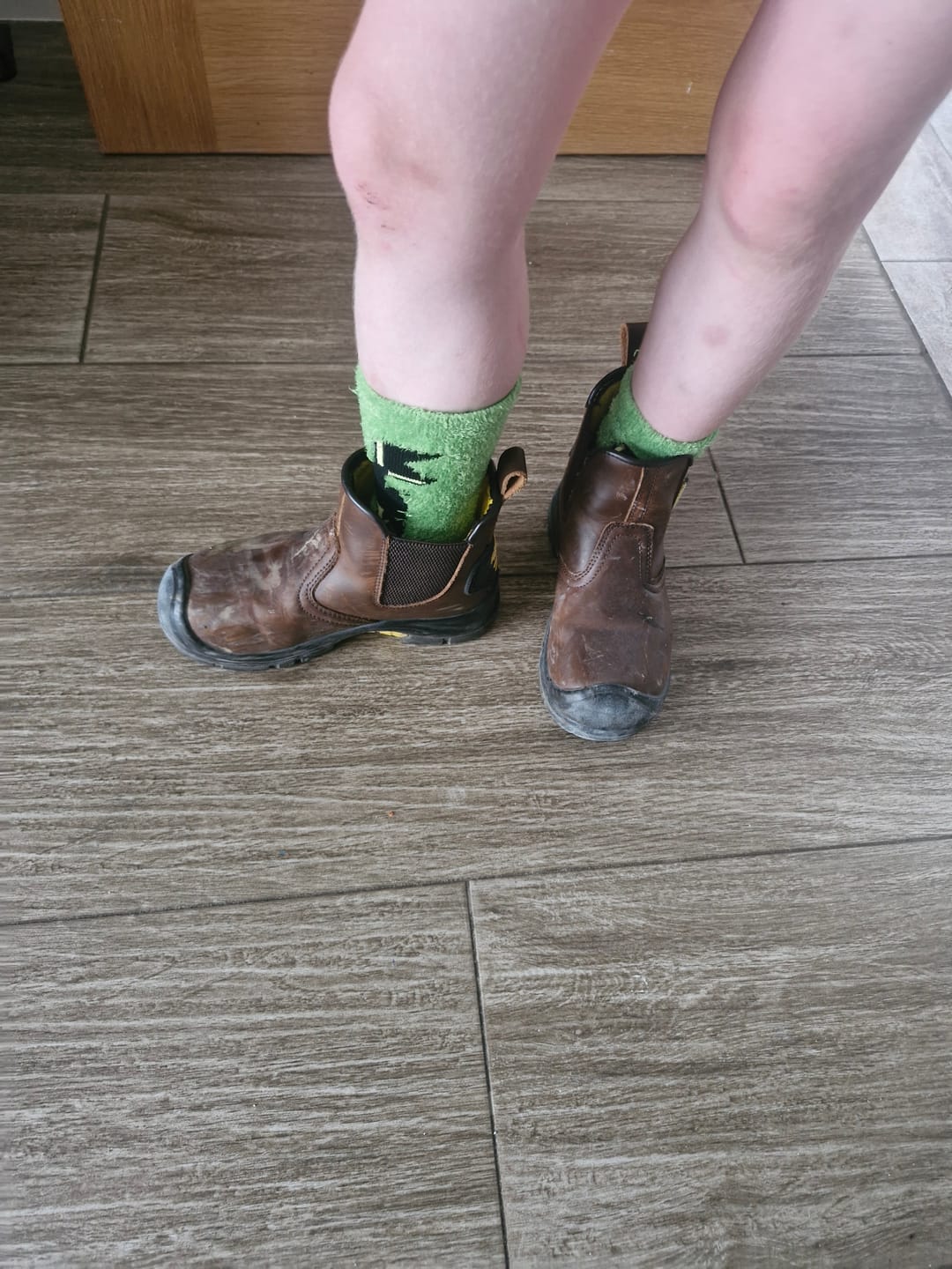 Customer photo review of I005 Kids Dealer Boot