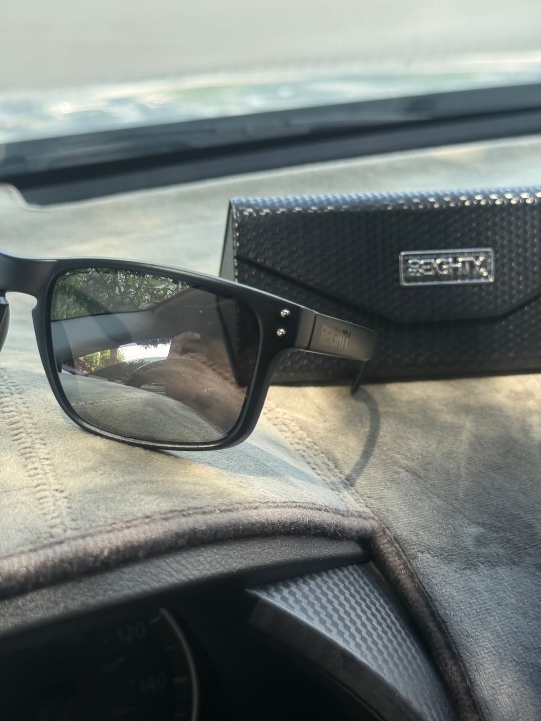 Customer photo review of 80Eighty® Polarized Sunglasses - Black Chrome