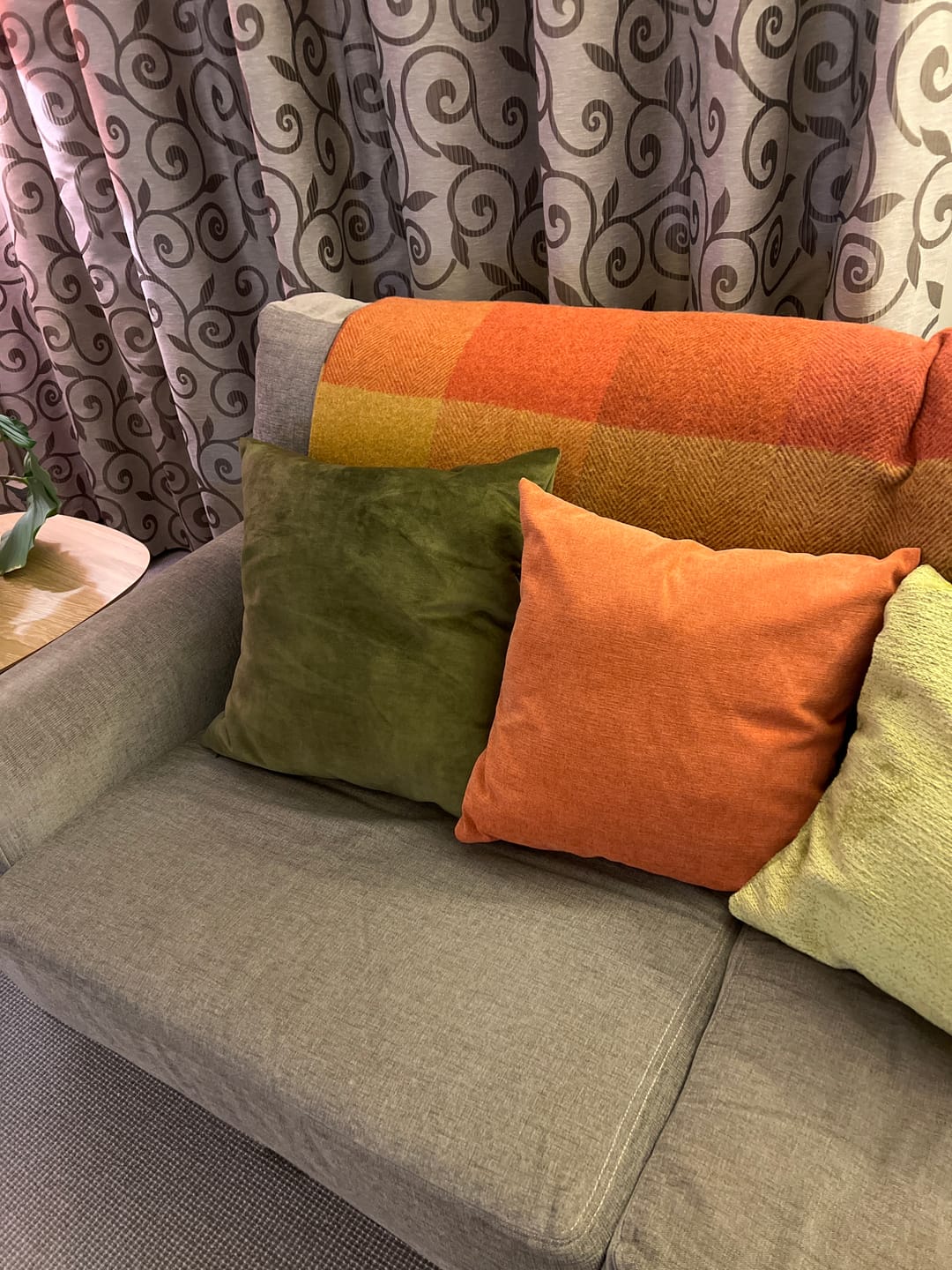 Customer photo review of Sahara Burnt Orange - Cushion Cover - 45cm x 45cm