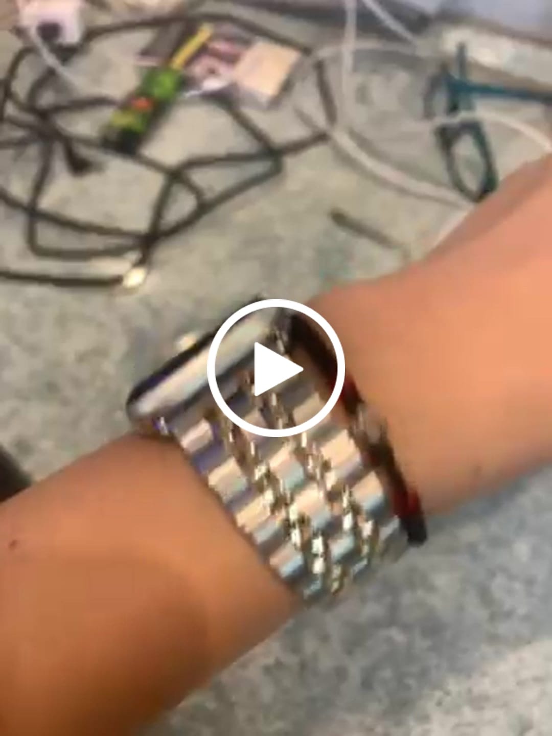 Customer video review of Themis Stainless Band