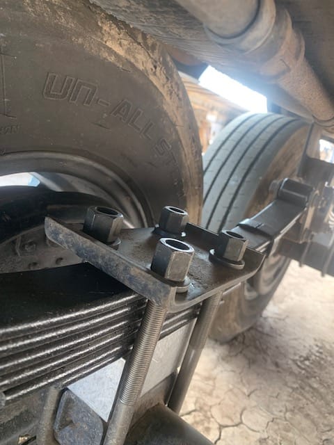 Customer photo review of 9/16 Inch Diameter U-Bolts - Round