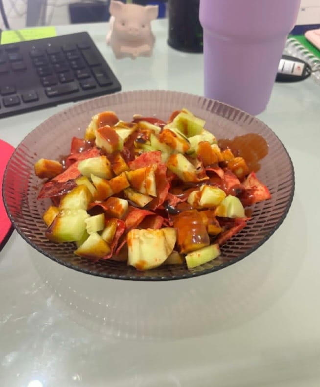 Customer photo review of Papas de vegetales – Snack saludable en presentación individual